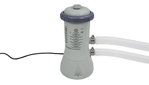 Intex Bomba de filtro de cartucho transparente Krystal - Sistema de filtro de cartucho para piscina - Gris - 900 L/H
