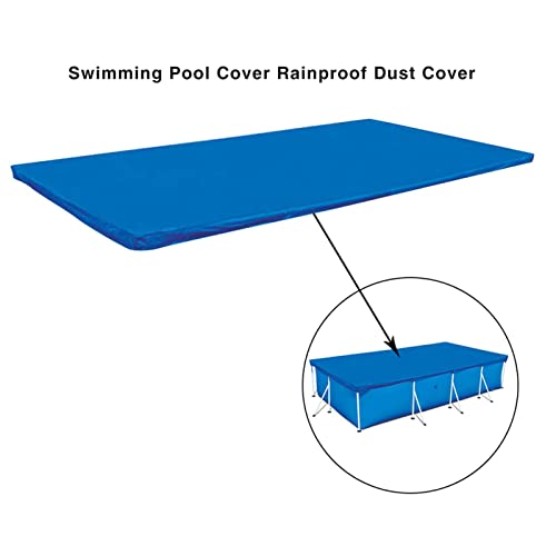 MAICOLA Cubierta de piscina rectangular, 3.0 x 2.0 m, cubierta de piscina portátil, resistente a los rayos UV, accesorios de piscina